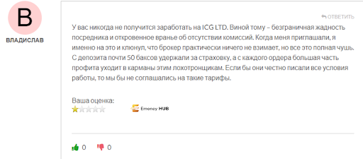 ICG отзывы и обзор