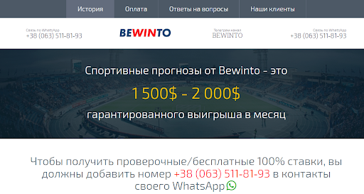 bewinto.com отзывы и обзор