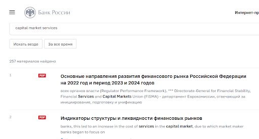 Обзор Capital Market Services