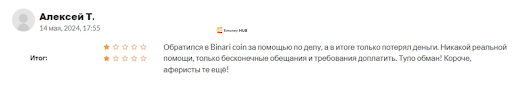 Binaricoin (binaricoin.com) отзывы