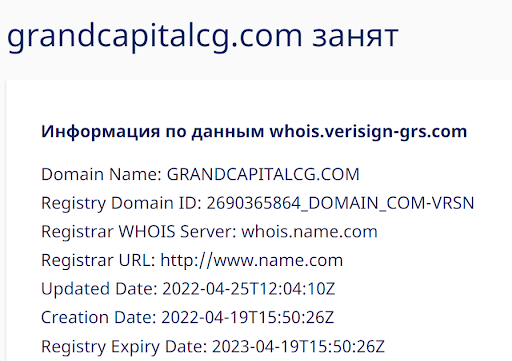 СКАМ Grandcapital Consulting Group