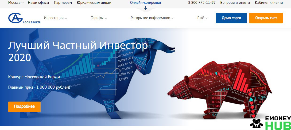 Обзор брокера Alor Broker