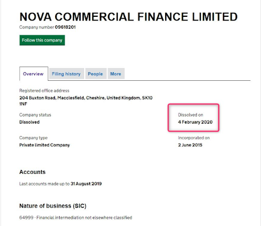 Nova Commercial Finance