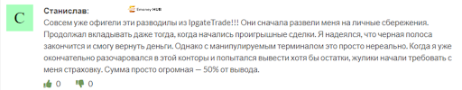 Брокер Ipgate Trade Отзыв