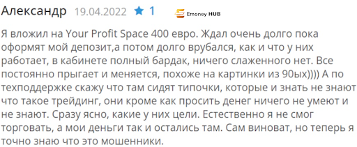 Profit Space org отзывы