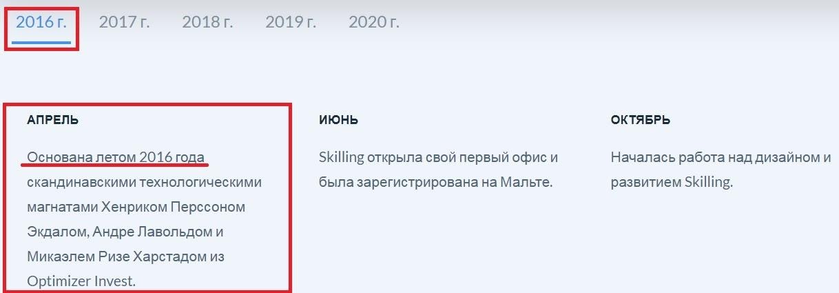 Skilling отзывы