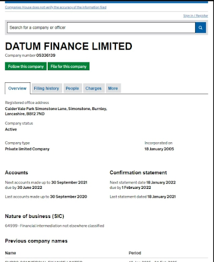 Datum Finance